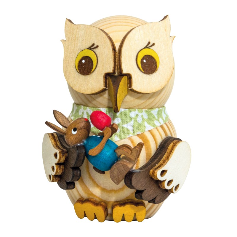 Mini Eule mit Osterhase blau neu 2026 Kuhnert 37375