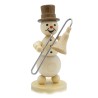Schneemannmusikant mit Posaune Drechslerei Volkmar Wagner 10/30