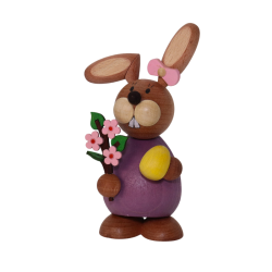 Osterhäsin stehend mit Blütenzweig Paul Ullrich 1009