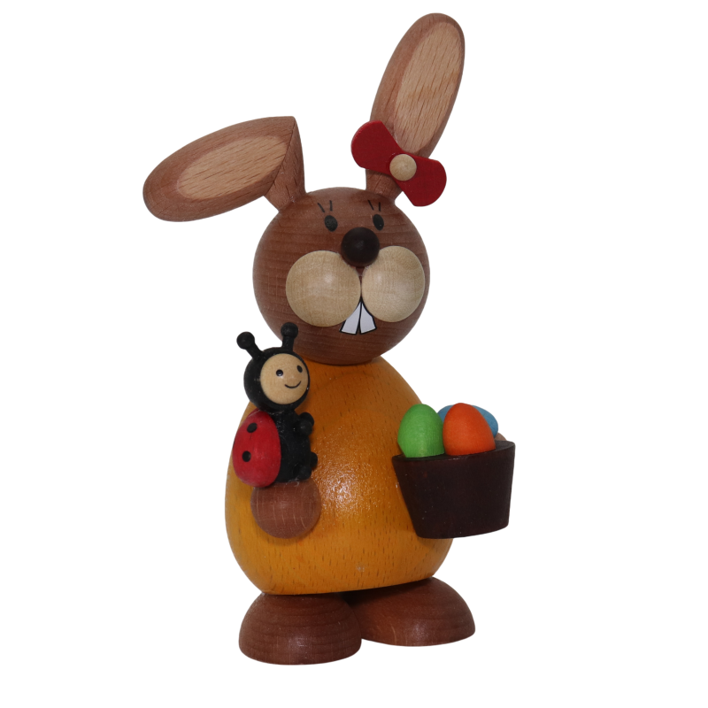 Osterhäsin mit Marienkäfer und Eierkorb Paul Ullrich 1015