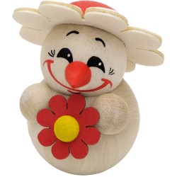 Karsten Braune Cool Man Blumengruß mit Blütenmütze und roter Blume 73 rot