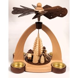 Pyramide Waldarbeiter Teelichtpyramide Legler 83/201