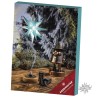 Herrnhuter Adventskalender 2026 Bastelstern A1b 13 cm türkis/weiß