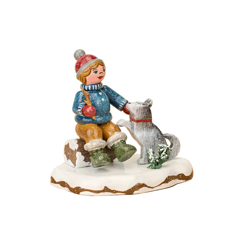 Hubrig Volkskunst GmbH Winterkinder Oscar mrin Freund 110h0075