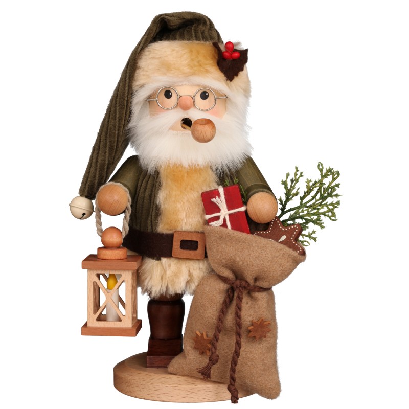 Räuchermännchen Weihnachtsmann, grün Christian Ulbricht 010157