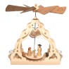Teelichtpyramide mit Krippe Kuhnert 24078
