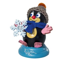 Maulwurf Konra mit Schneekristall Neu 2026 Kuhnert 61010