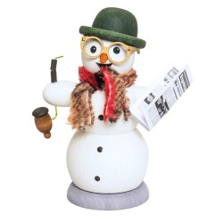 Räuchermann Schneemann mit Zeitung Kuhnert 35042