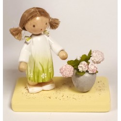 Werkstätten Flade Flachshaarkinder Mädchen mit Hotensie Flade 5278
