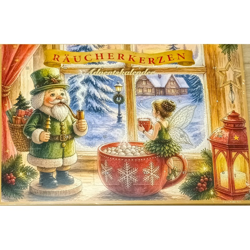 Räucherkerzen - Adventskalender Winterzauber