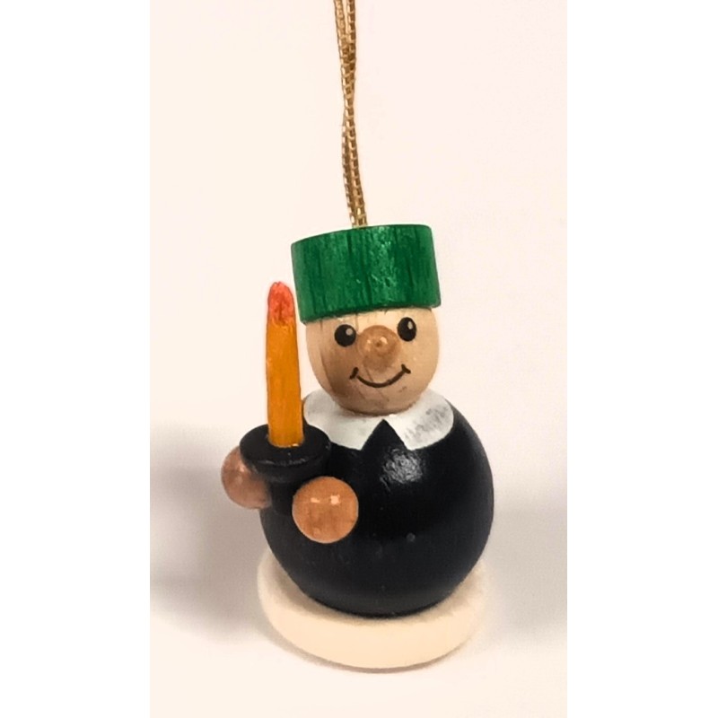Baumbehang Bergmann mit Kerze Holzwaren Egermann 367 H