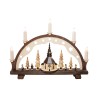 Schwibbogen Seiffener Kirche braun  Spielwarenmacher Günther G 160