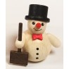 Schneemann mit Schneeschieber Zylinder Holzwaren Egermann 310 zylinder