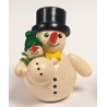 Schneemann mit Kind auf dem Arm und Zylinder Holzwaren Egermann 319 Zylinder