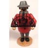 Räuchermann mit Metallschwibbogen Egermann 935 rot