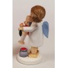 Flade Flachshaarengel Engel mit Nussknacker und Pinsel Flade 61139