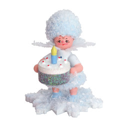 Drechslerei Kuhnert Schneeflöckchen mit Torte Neuheit 2026 43156