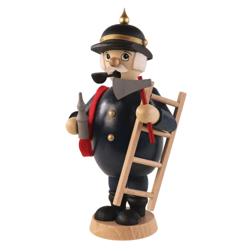 Ullrich Kunsthandwerk Räuchermann Feuerwehrmann Paul Ullrich 0268