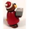 Hobler Bärchen Lars Christmas mit Geschenk Hobler Figuren 1301
