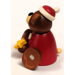Hobler Bärchen Lars Christmas sitzend mit Stern Hobler Figuren 1302