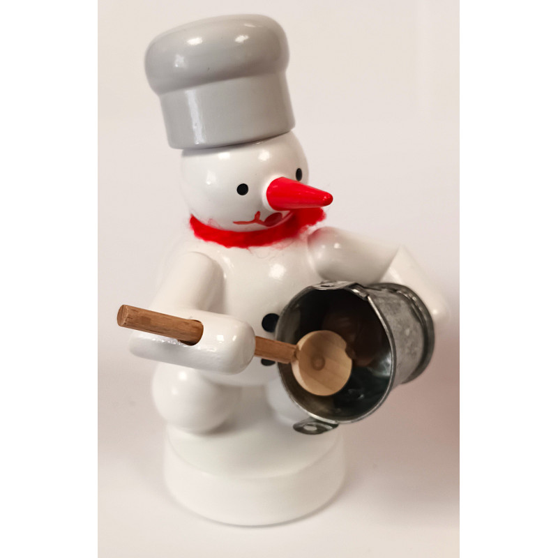 Bäcker Schneemann mit Schokoeimer Zenker 001-200-010-1