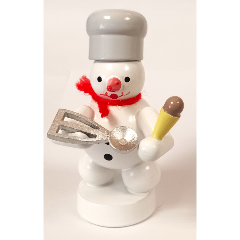 Bäcker Schneemann mit Eislöffel Zenker 001-200-010-4