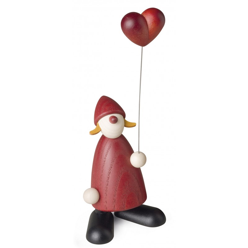Björn Köhler - Weihnachtsfrau mit Herzballon