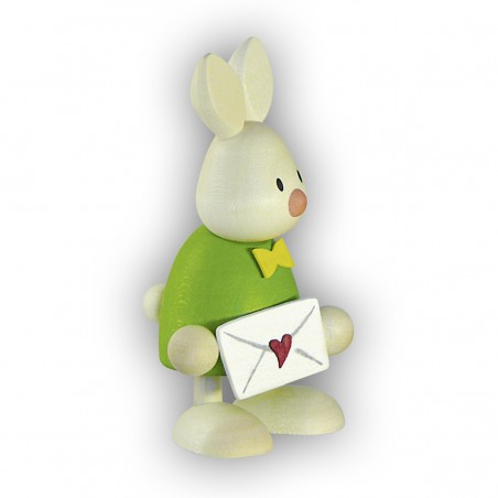 Kaninchen Max mit Liebesbrief
