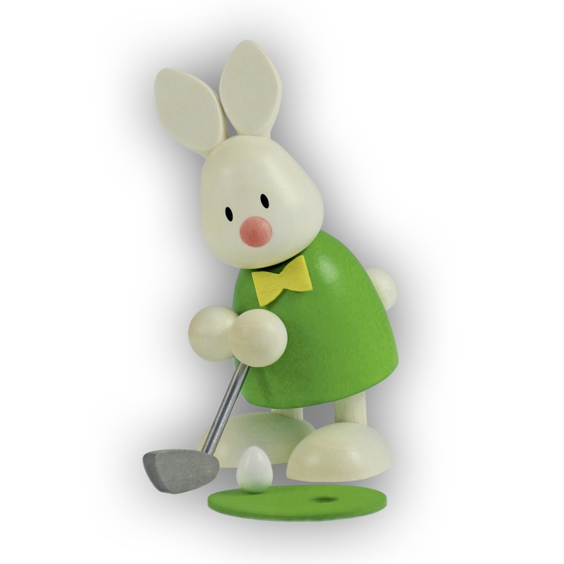 Kaninchen Max beim Golf, Einlochen