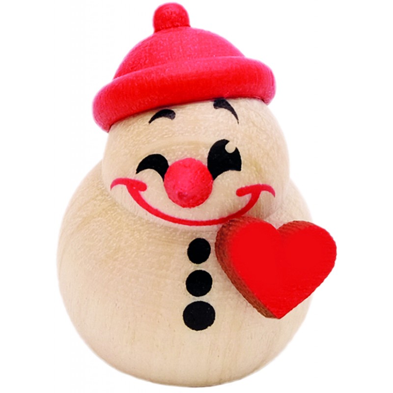 Cool Man Mini mit Herz und roter Mütze zwinkernd