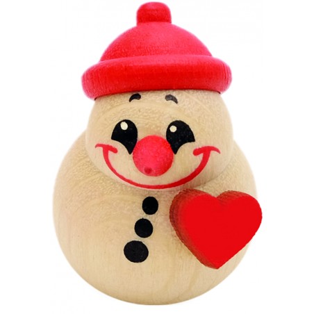 Cool Man Mini mit Herz und roter Mütze, Herz links
