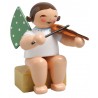 Engel klein, sitzend mit Geige
