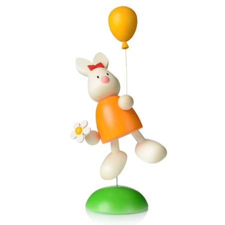 Kaninchen Emma mit Luftballon