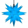 Kunststoffstern A4 - Ø 40 cm, blau
