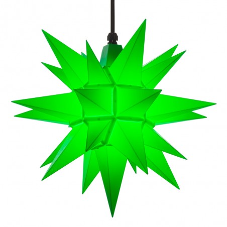 Kunststoffstern A4 - Ø 40 cm, grün