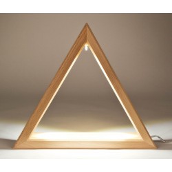 Beleuchtetes Dreieck, Höhe 26 cm