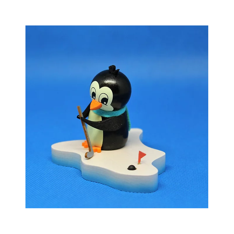 Pinguin auf Eisscholle - "Eisgolf"