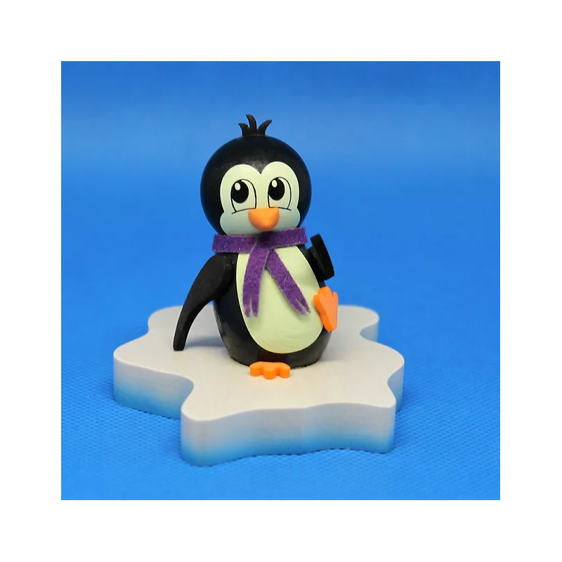 Pinguin auf Eisscholle - "Tanzversuche"