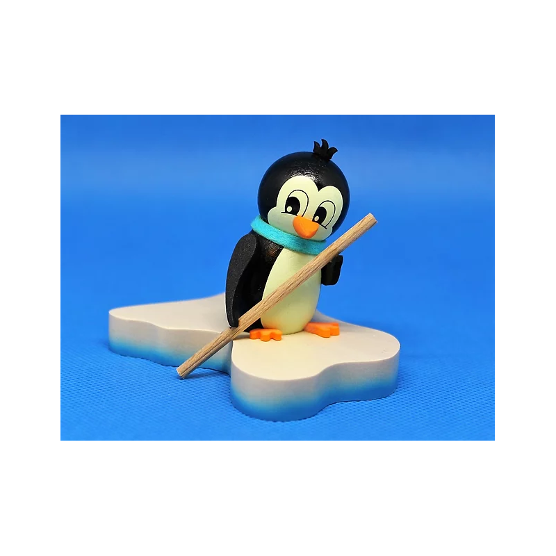 Pinguin auf Eisscholle - "On Tour"