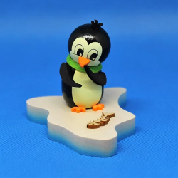 Pinguin auf Eisscholle -...
