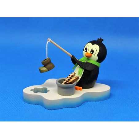 Pinguin auf Eisscholle - "Verangelt"