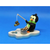 Pinguin auf Eisscholle - "Verangelt"