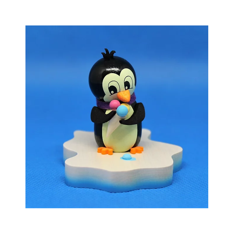 Pinguin auf Eisscholle - "Eismatsch"