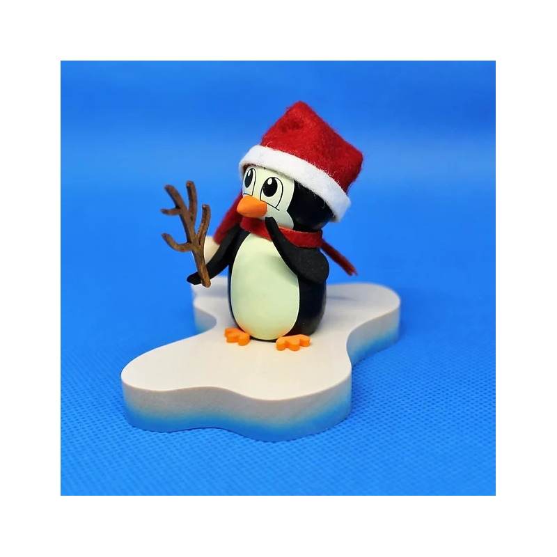 Pinguin auf Eisscholle - "Ho Ho"