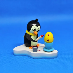 Pinguin auf Eisscholle -...