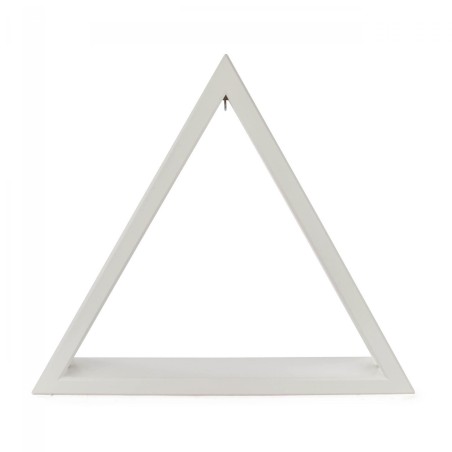 Beleuchtetes Dreieck weiß, Höhe 35 cm