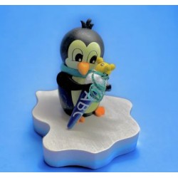 Pinguin mit Zuckertüte - Junge