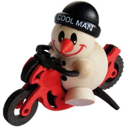 Cool Man mit Motorrad - Speed