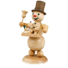 Schneemann mit Bauchladen, groß