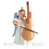 Blank Engel Langrock farbig mit Violoncello